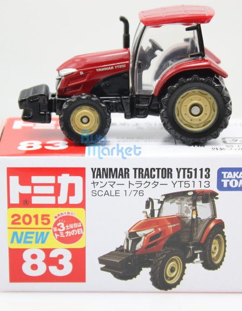 Load image into Gallery viewer, Takara Tomica Tomy #83 Yanmar Tractor YT5113 Scale 1/76 Diecast Toy Car Japan
