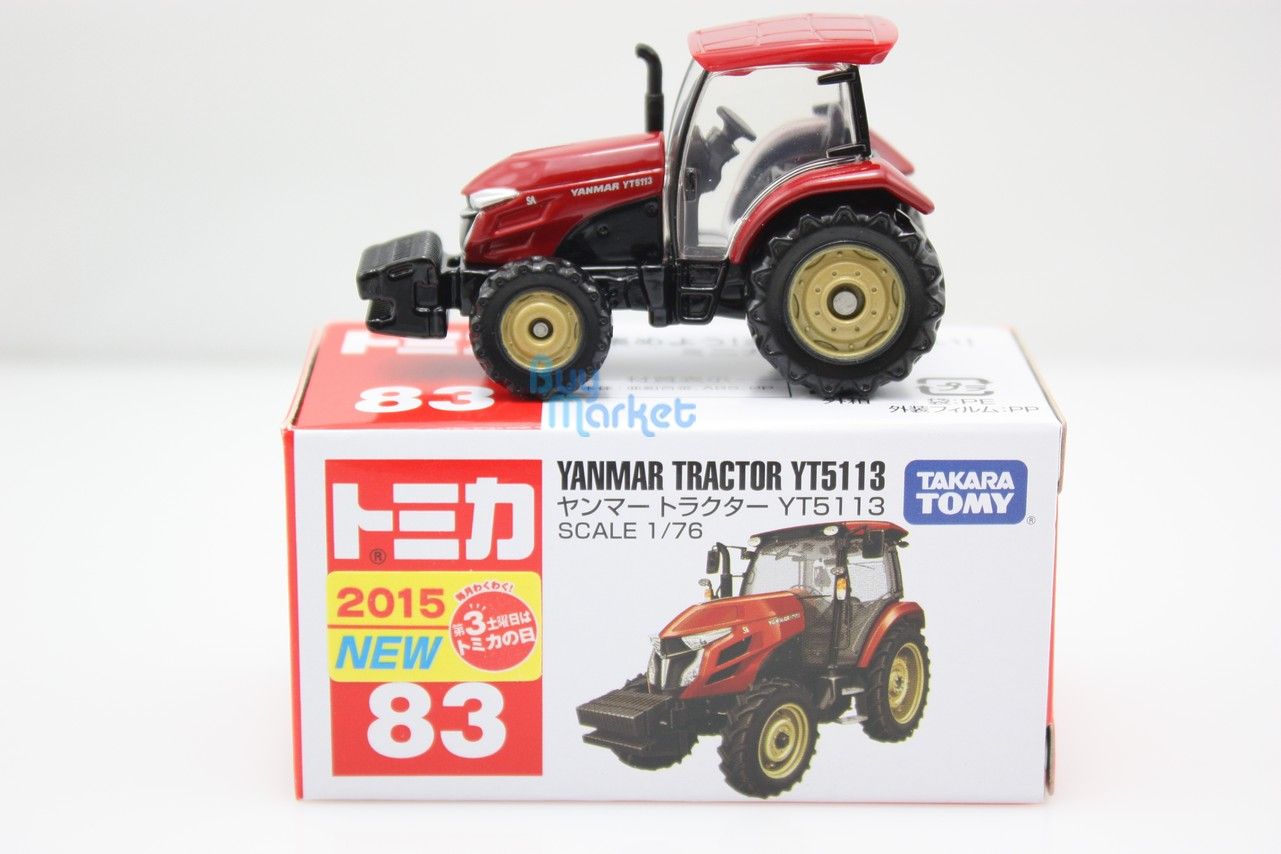 Takara Tomica Tomy #83 Yanmar Tractor YT5113 Scale 1/76 Diecast Toy Car Japan