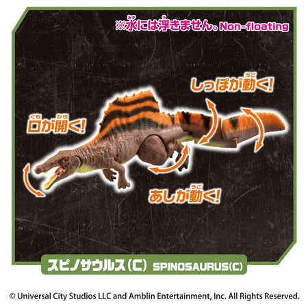 Takara Tomy Ania Figure Set - Jurassic World: Boat Chase on the Open Sea DX