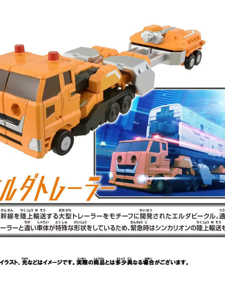 Takara Tomy Plarail Shinkansen Deformation Robot SHINKALION CW ERDA Trailer