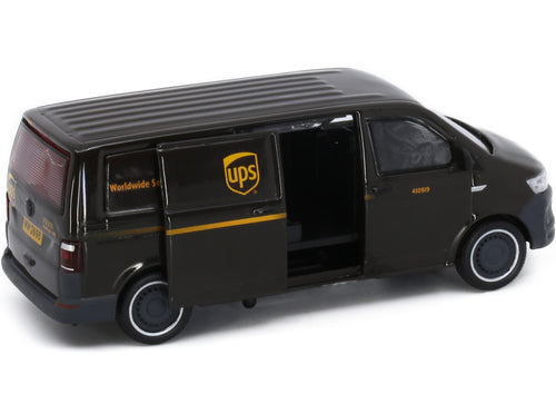 Load image into Gallery viewer, Tiny City 125 1/64 Die-cast Model Car - Volkswagen T6 Transporter UPS
