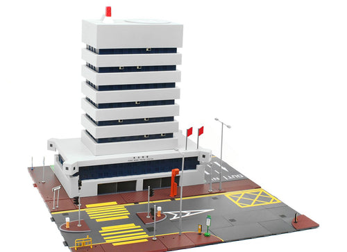 Load image into Gallery viewer, TINY Hong Kong City  1:64 Bd2 Police Station Building Set Street Diorama Model
