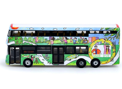 Load image into Gallery viewer, Tiny City Die-cast Model Car - KMB VOLVO B8L WRIGHT Go Green, Anderson (213X)
