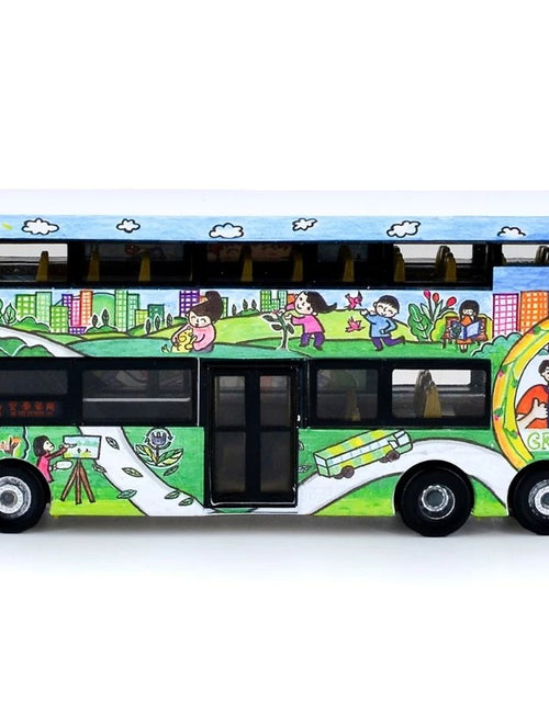 Load image into Gallery viewer, Tiny City Die-cast Model Car - KMB VOLVO B8L WRIGHT Go Green, Anderson (213X)
