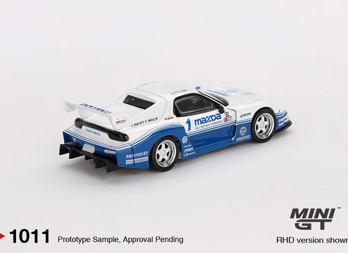 Load image into Gallery viewer, Mini GT #1011 MAZDA RX-7 LB-Super Silhouette IMSA Diecast Model Car
