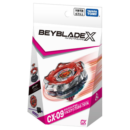 (Pre-order / Shipping Date: end of Jul 2026) Takara Tomy Beyblade X CX-09 Starter SolEclipse D5-70TK