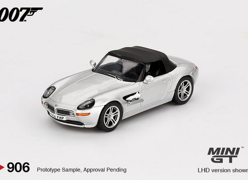 Load image into Gallery viewer, MINI GT 1/64 007 BMW Z8 "The World Is Not Enough" Diecast Model Car
