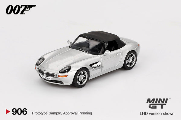 MINI GT 1/64 007 BMW Z8 "The World Is Not Enough" Diecast Model Car