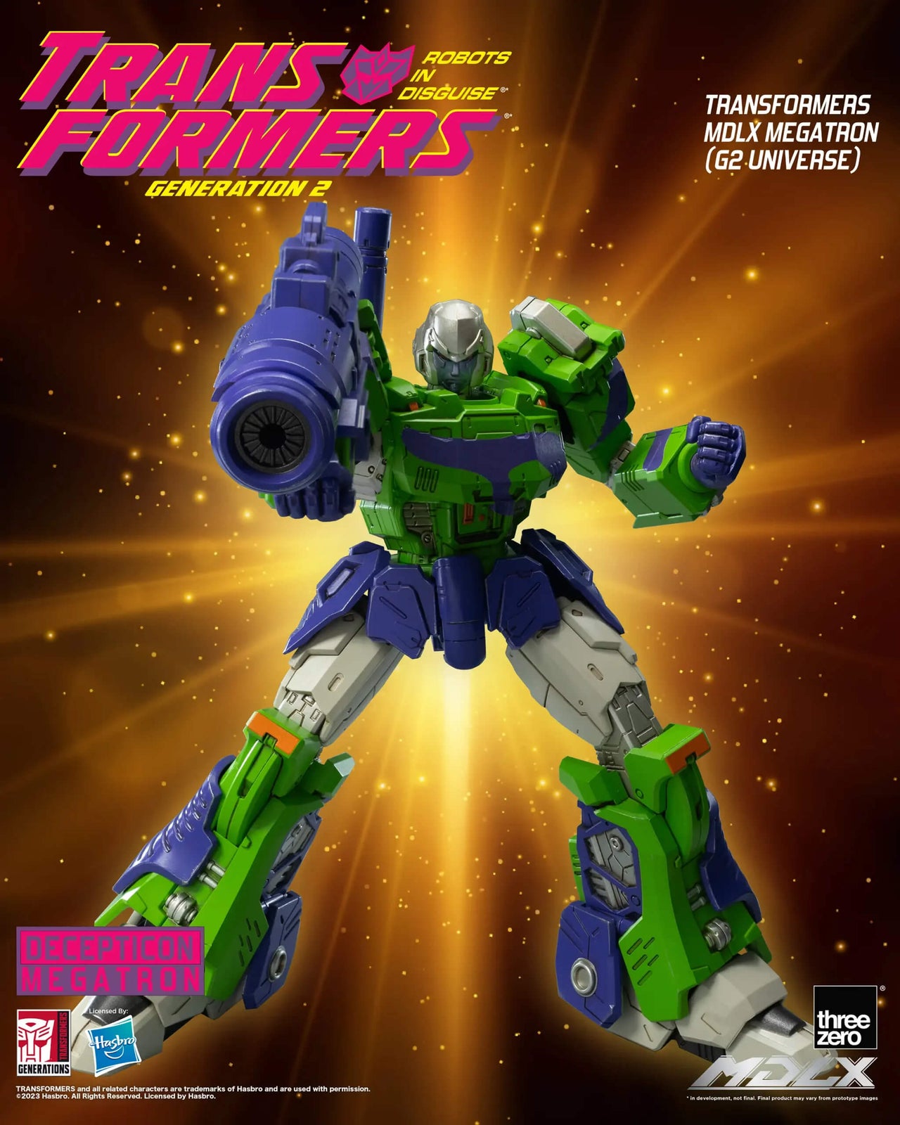 Threezero MDLX Action Figure - Transformers Megatron (G2 Universe)