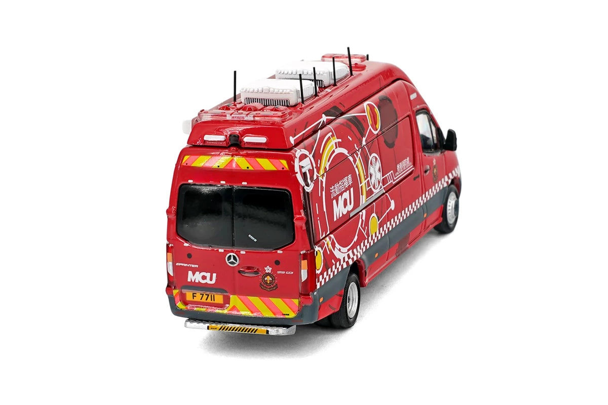Tiny City Die-cast Model Car - MERCEDES-BENZ Sprinter FL HKFSD MCU (F7711)
