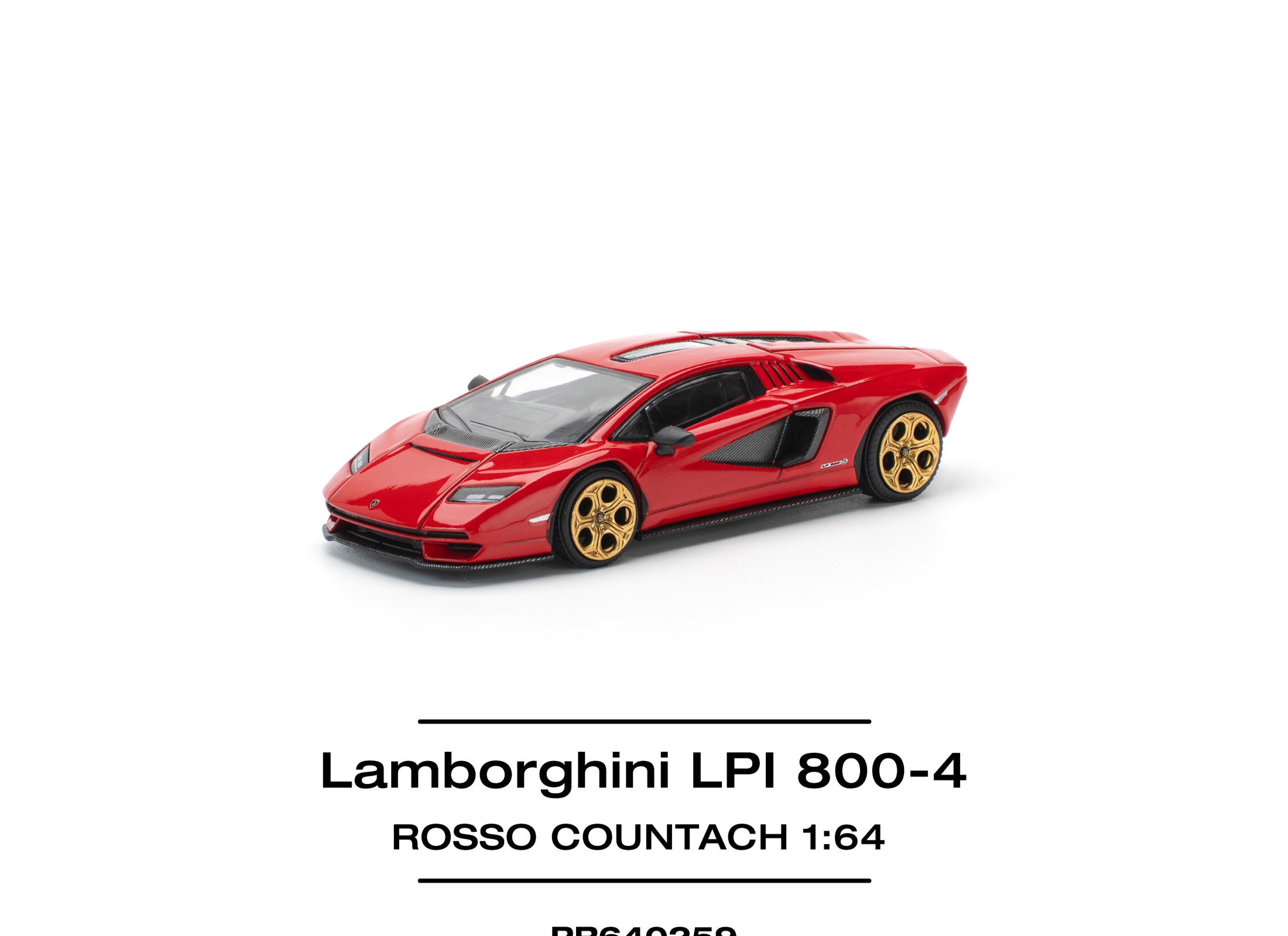 POPRACE 1/64 LAMBORGHINI COUNTACH LPI-800 - ROSSO PR640259