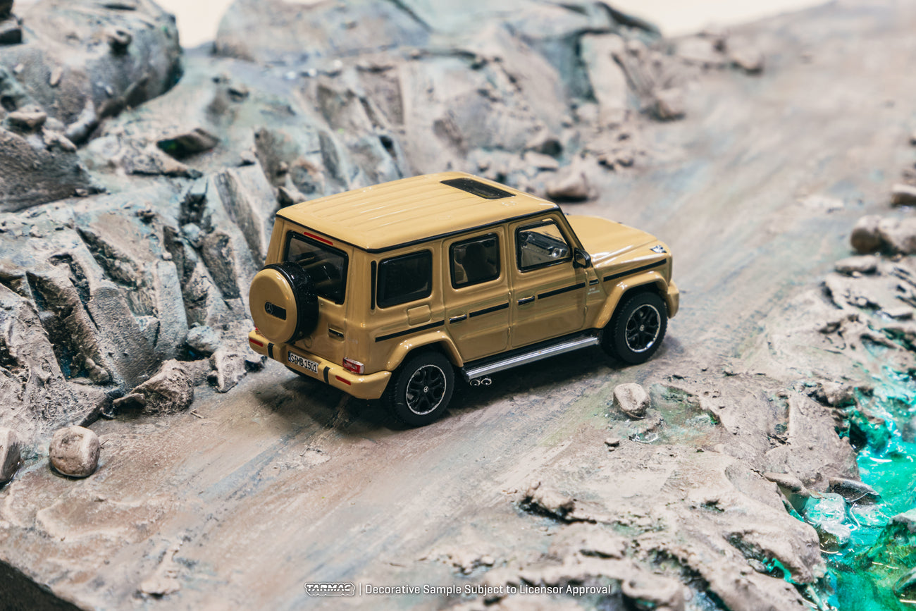 Tarmac Works 1/64 Mercedes-AMG G 63 Brown Model Car