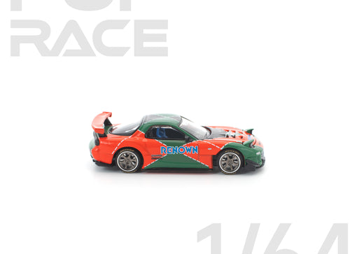 Load image into Gallery viewer, (Pre-order) POPRACE 1/64 MAZDA RX7 RE-AMEMIYA RENOWN Model Car  #PR640406
