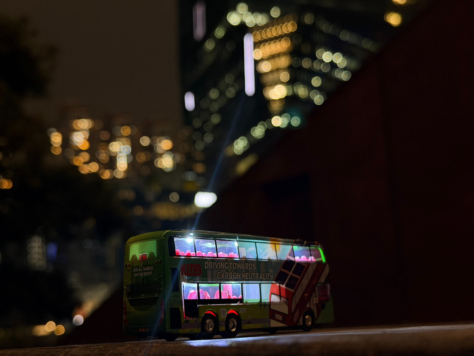 Tiny City Die-cast Model Car - KMB ADL E500 MMC 12m Solar-Powered Bus (215X)