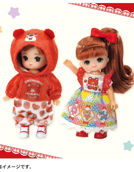 Takara Tomy Licca Chan Doll Set SWIMMER I love Miki-chan and Maki-chan