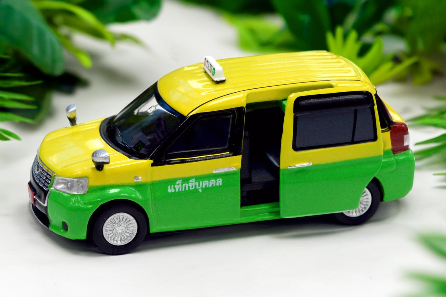 Tiny City TH09 Die-cast Model Car - 1/64 Toyota Comfort Hybrid Taxi (Thailand)