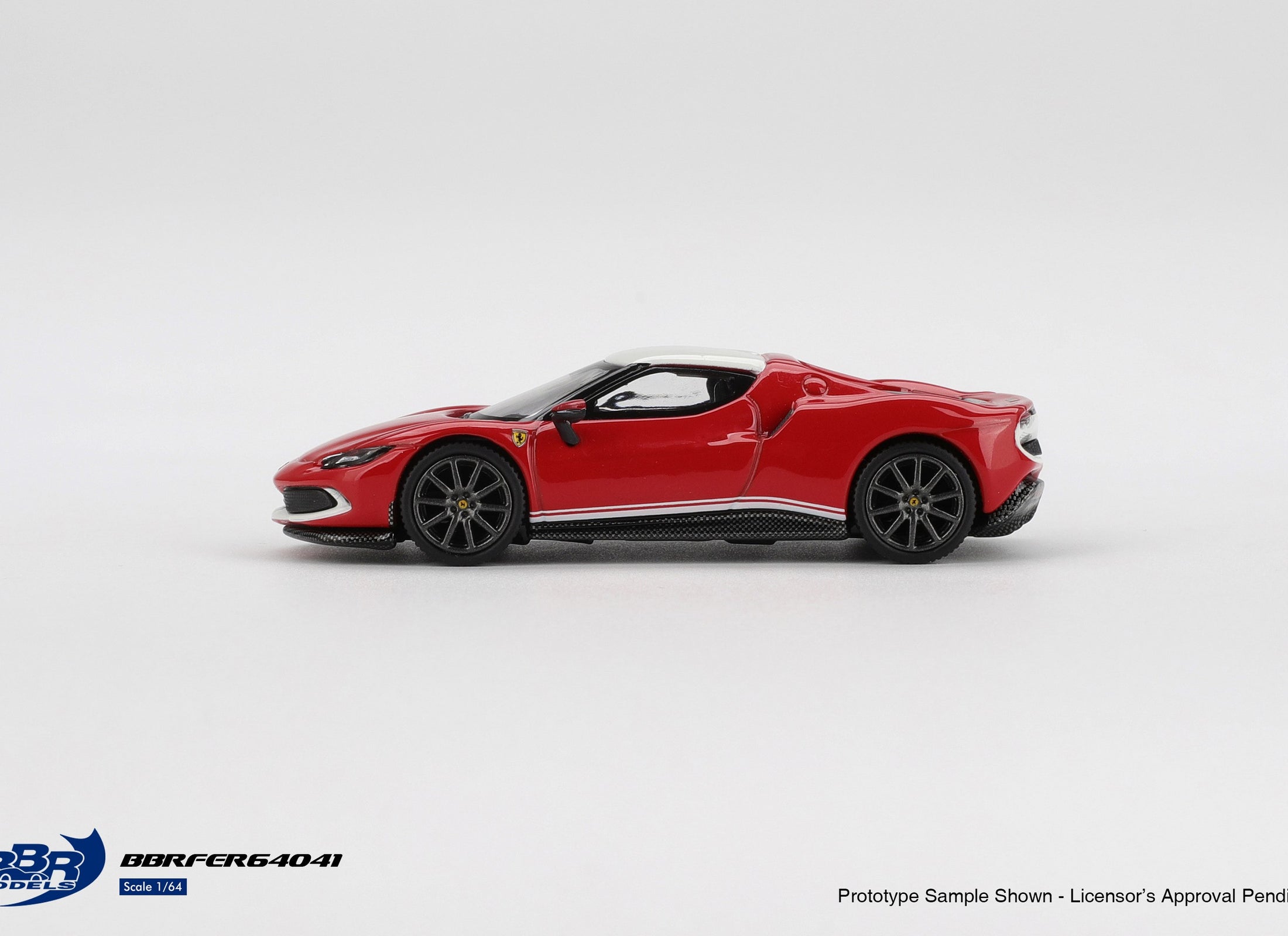 (Pre-order) BBR 1/64 Ferrari 296 GTB Asseto Fiorano F2004 Tribute livery Model