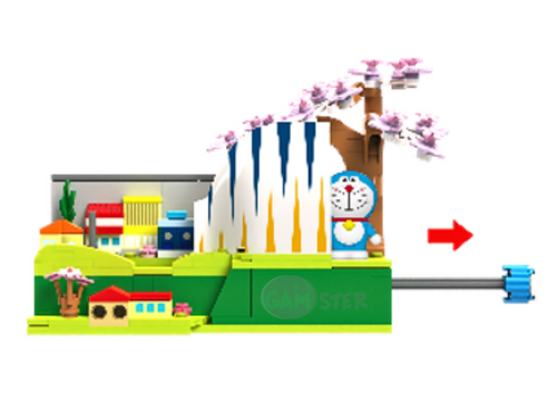 Load image into Gallery viewer, Qman Keeppley Building Blocks Toy #K20417 - Doraemon The Gulliver Tunnel
