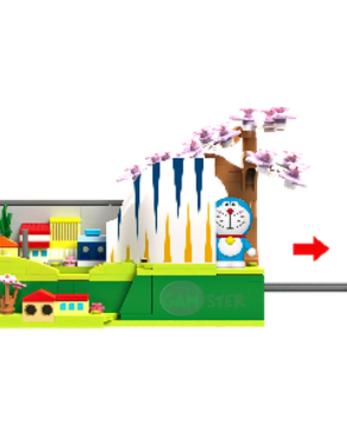 Load image into Gallery viewer, Qman Keeppley Building Blocks Toy #K20417 - Doraemon The Gulliver Tunnel
