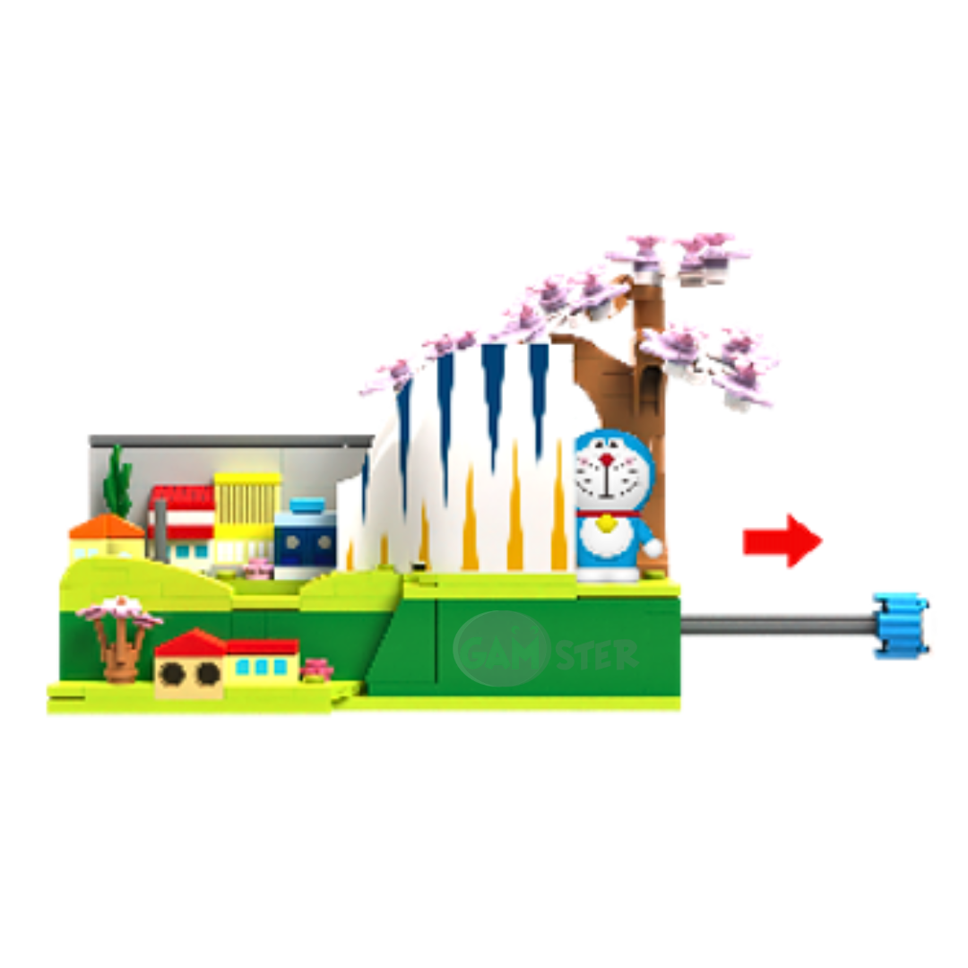 Qman Keeppley Building Blocks Toy #K20417 - Doraemon The Gulliver Tunnel