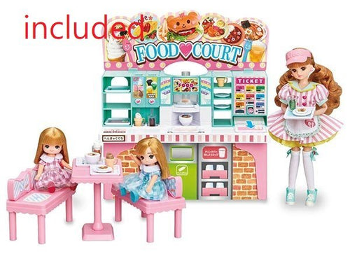 Load image into Gallery viewer, Takara Tomy Licca SET Waiwai Food Court Licca-chan Rika (NO DOLL)
