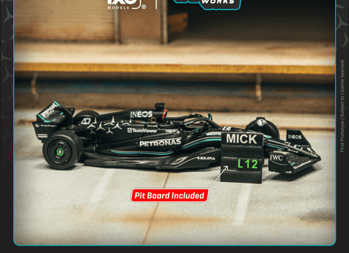 Load image into Gallery viewer, Tarmac Works 1:64 Mercedes-AMG F1 W14 E Performance  Spanish Grand
