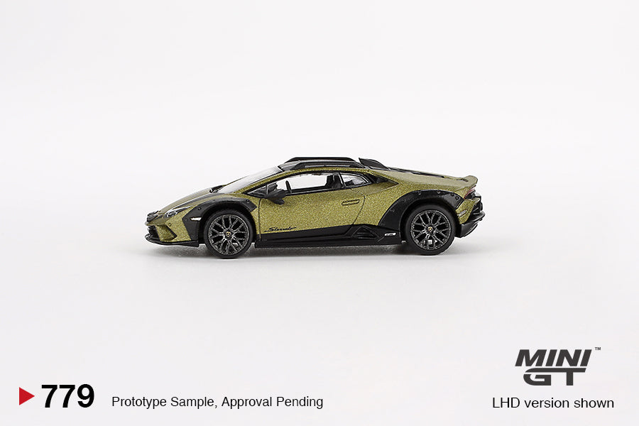 Mini GT #779 1/64 Lamborghini Huracan Sterrato Verde Gea Matt RHD