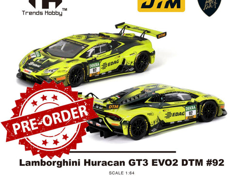 Load image into Gallery viewer, (Pre-order) Trends Hobby Diecast 1/64 Lamborghini Huracan GT3 EVO2 DTM #92
