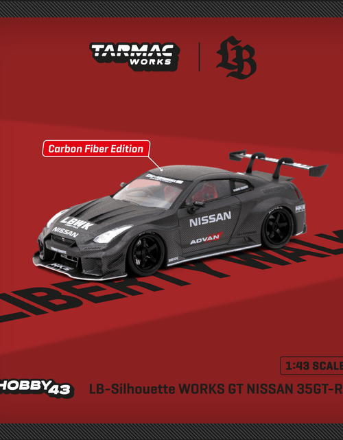 Load image into Gallery viewer, Tarmac Works 1/43 LB-Silhouette WORKS GT NISSAN 35GT-RR Model Car
