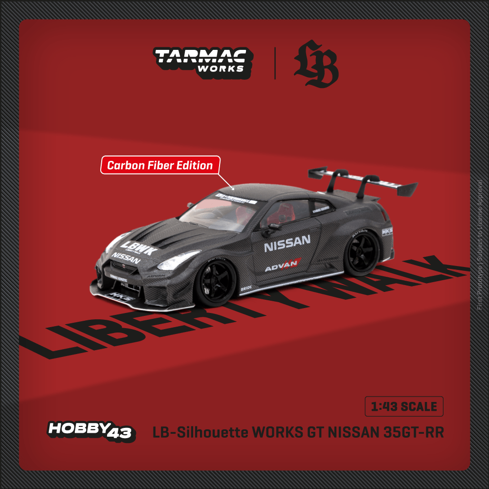 Tarmac Works 1/43 LB-Silhouette WORKS GT NISSAN 35GT-RR Model Car