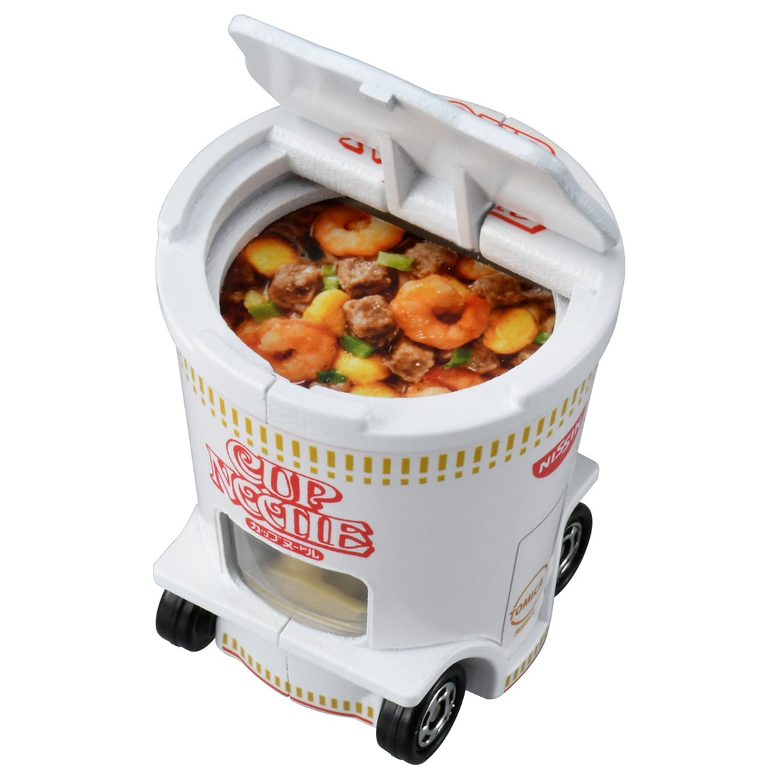 Takara Tomy Dream Tomica No.161 Cup Noodle W Tabs 3CM Diecast Model Toy Car