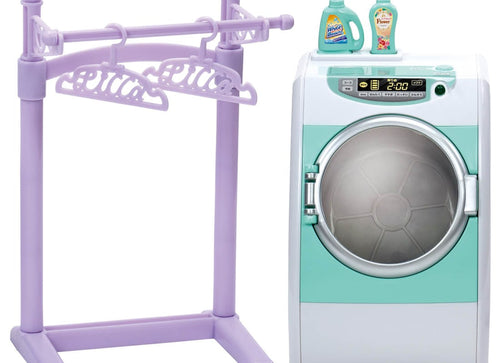Load image into Gallery viewer, Takara Tomy Licca Doll Accessory - LF-02 Washing Machine Kurukuru Sentakuki
