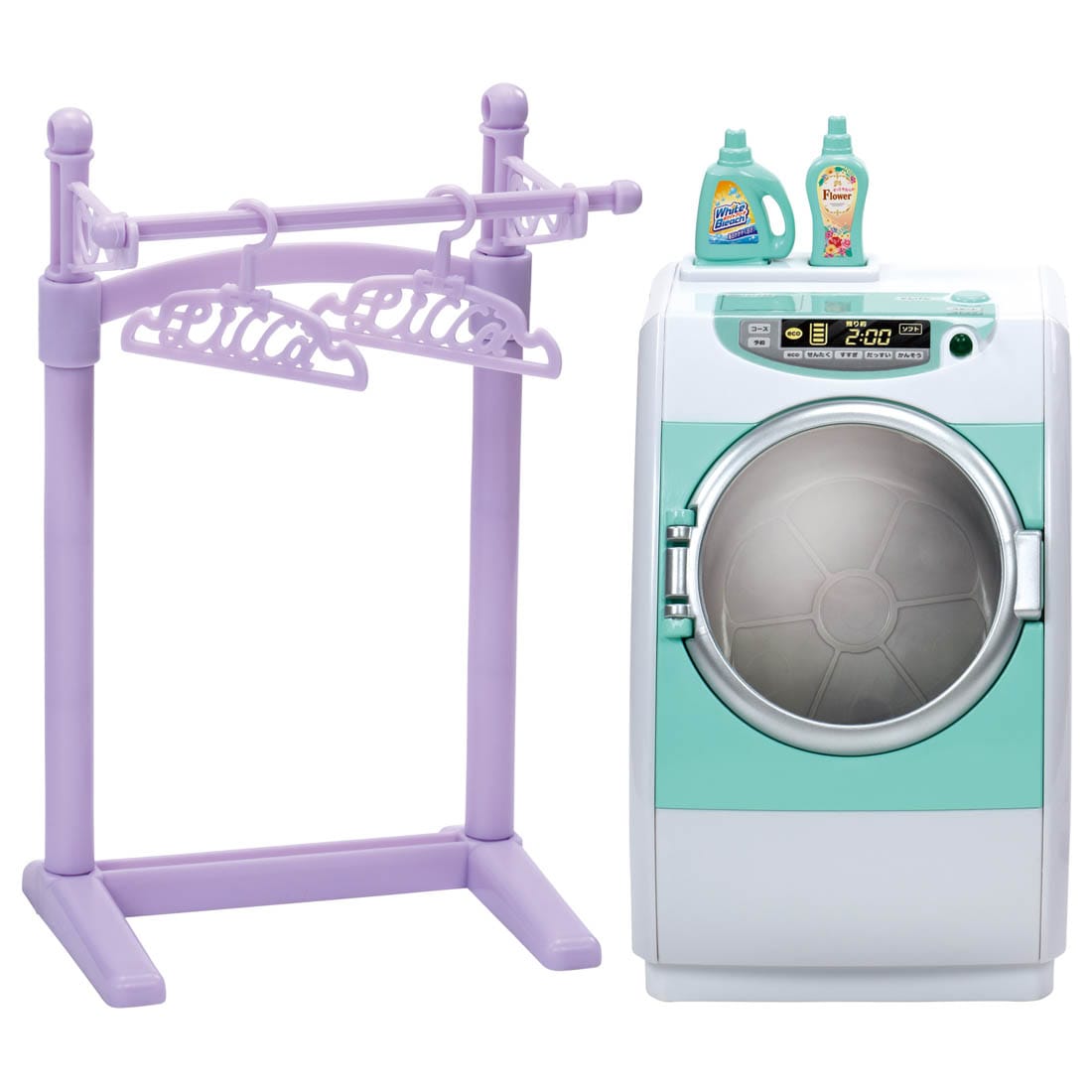 Takara Tomy Licca Doll Accessory - LF-02 Washing Machine Kurukuru Sentakuki