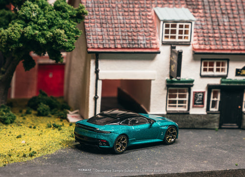 Load image into Gallery viewer, (Pre-order) Tarmac Works 1/64 Aston Martin DBS Superleggera Green Diecast Model
