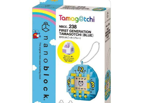 Load image into Gallery viewer, Nanoblock mininano  FIRST GENERATION TAMAGOTCHI (BLUE) Blocks #NBCC238
