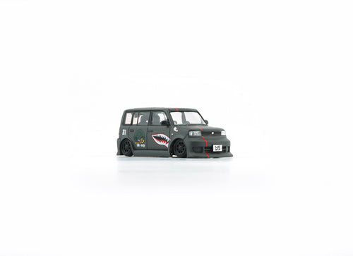 Load image into Gallery viewer, BMC 1/64 Toyota 2000 bB - Matte Green + P40 Tiger Pattern (RHD) LTD
