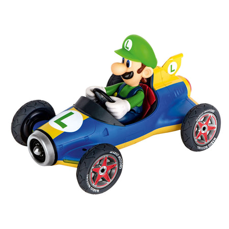 Carrera Nintendo Mario Collection 1:43 Pull Back Model Car - Mach 8 Luigi