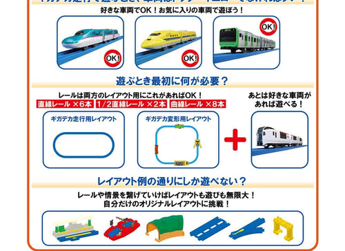 Load image into Gallery viewer, Takara Tomy PLA-SET Plarail Set - It Move! Transform! Giga Size Doctor Yellow
