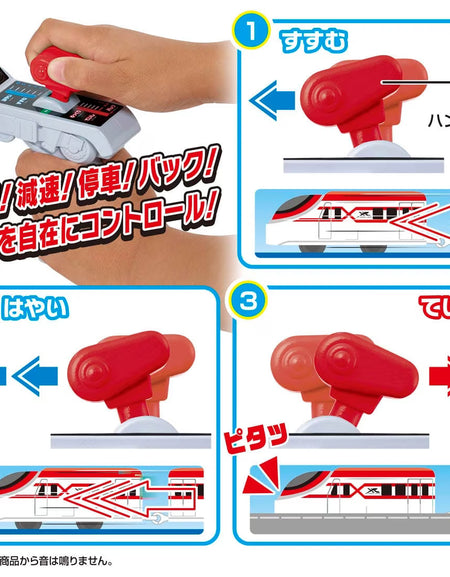 Takara Tomy Plarail Grip IRC Mascon Crossliner & Controller Set