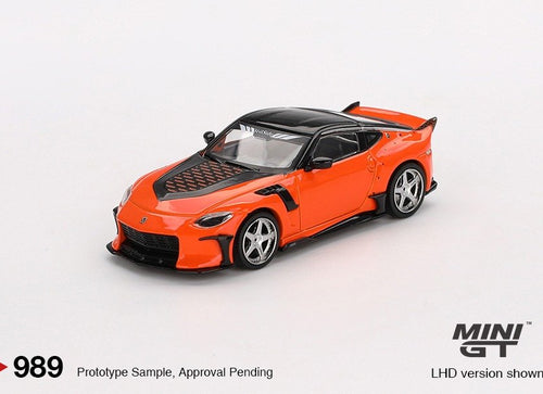 Load image into Gallery viewer, Mini GT #989 Nissan Z VeilSide FFZ400 Orange LHD Diecast Model Car
