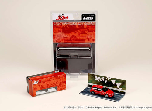 Load image into Gallery viewer, Hobby Japan 1/64 Honda CIVIC (EG6) Myogi Night Kids INITIAL D Shingo #HJDMD006
