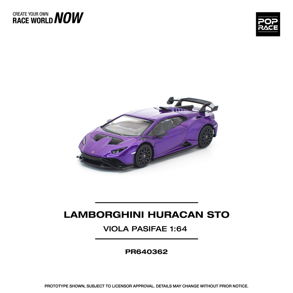 (Pre-order) POPRACE 1/64 POPRACE 1/64 LAMBORGHINI HURACAN STO VIOLA PASIFAE