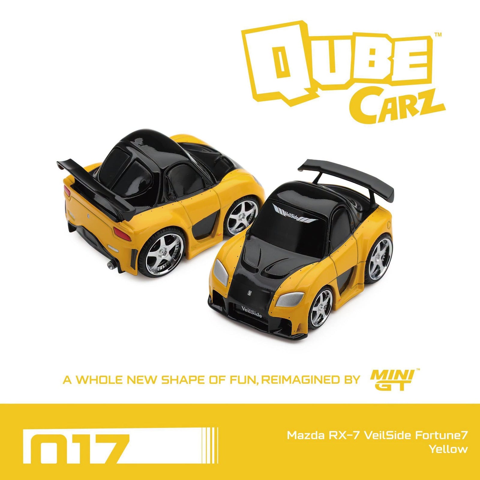 (Pre-order) Mini GT QubeCarz Series 4 #016-021 Full Set of 6 Model Car Set