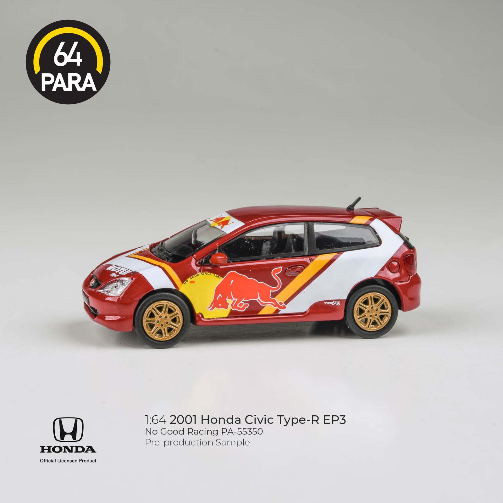 PARA64 1/64 2001 Honda Civic Type R EP3 No Good Racing Model Car