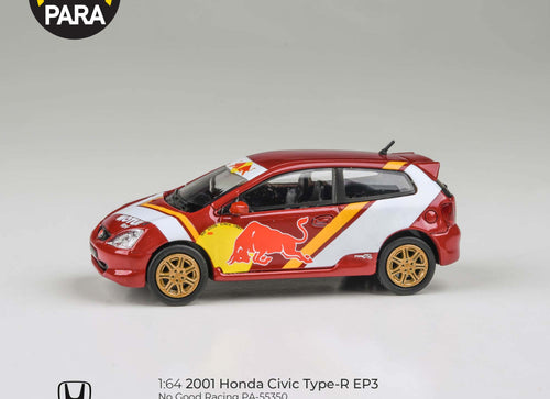 Load image into Gallery viewer, PARA64 1/64 2001 Honda Civic Type R EP3 No Good Racing Model Car
