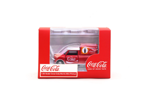 Load image into Gallery viewer, Tiny City Die-cast Model Car - 1/50 Morris Mini Pickup Coca-Cola
