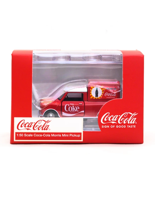 Load image into Gallery viewer, Tiny City Die-cast Model Car - 1/50 Morris Mini Pickup Coca-Cola
