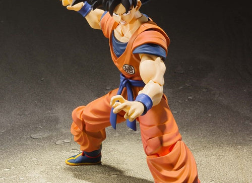 Load image into Gallery viewer, Bandai S.H.Figuarts Son Goku The Saiyan Grew Up on Earth Completed Action figure
