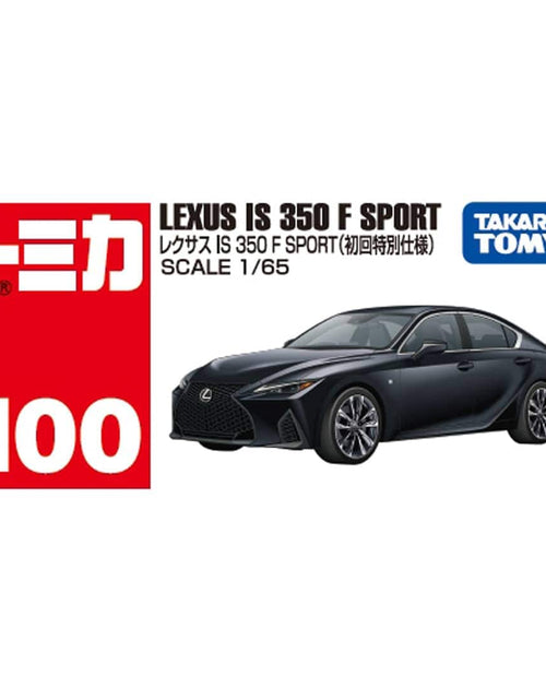 Load image into Gallery viewer, Takara Tomy Tomica 1/65 #100 Lexus IS 350 F Sport (1st) Diecast Model Car
