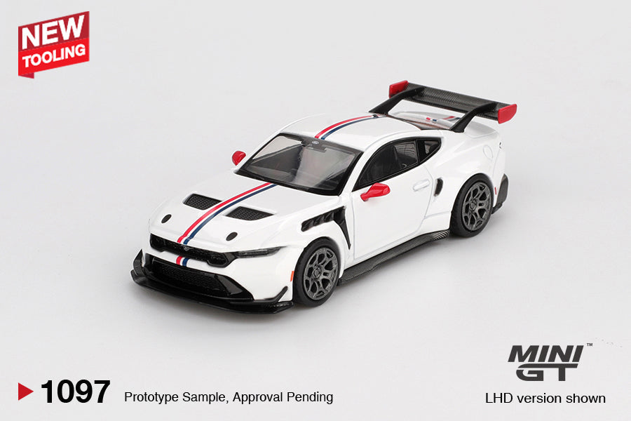 (Pre-order) MINI GT 1/64 #1097 Ford Mustang GTD Spirit of America Model Car